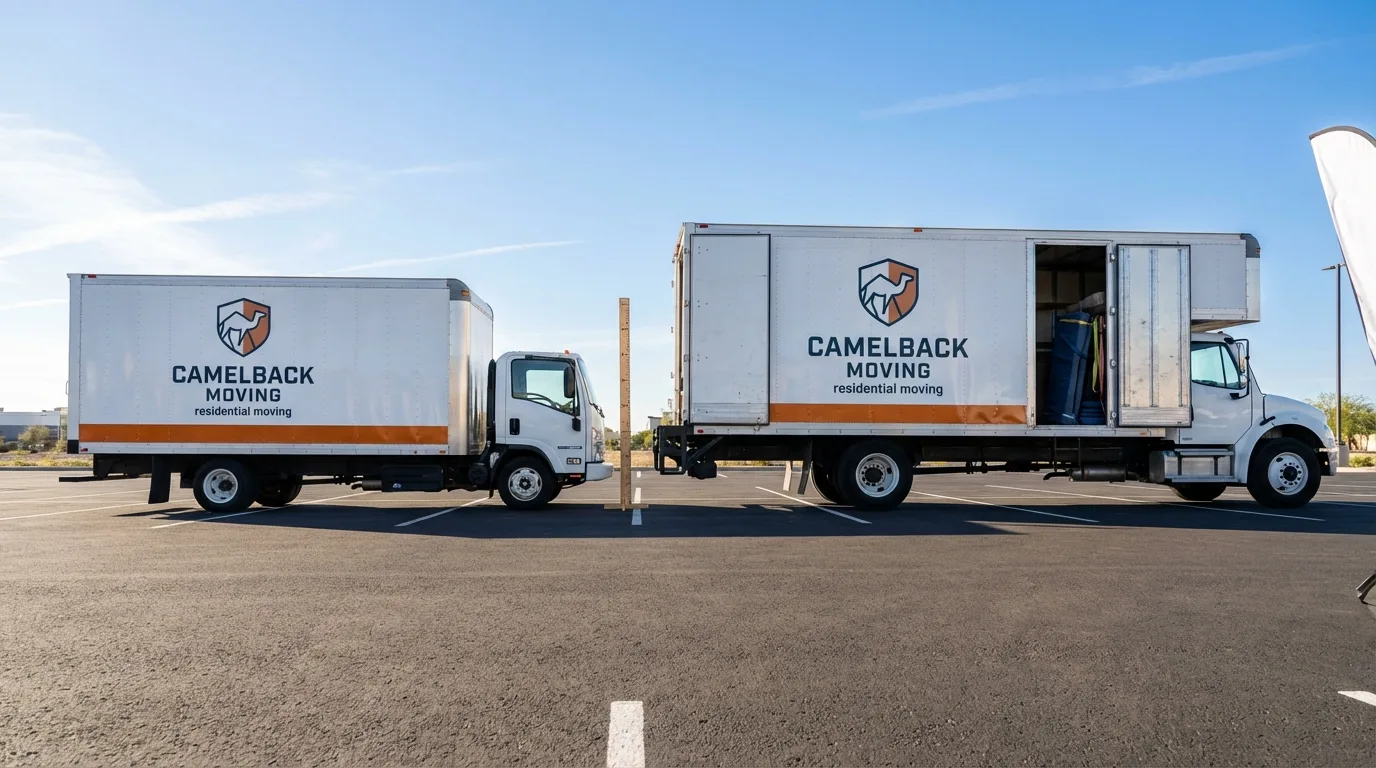 Moving truck size capacity guide in Tawas City